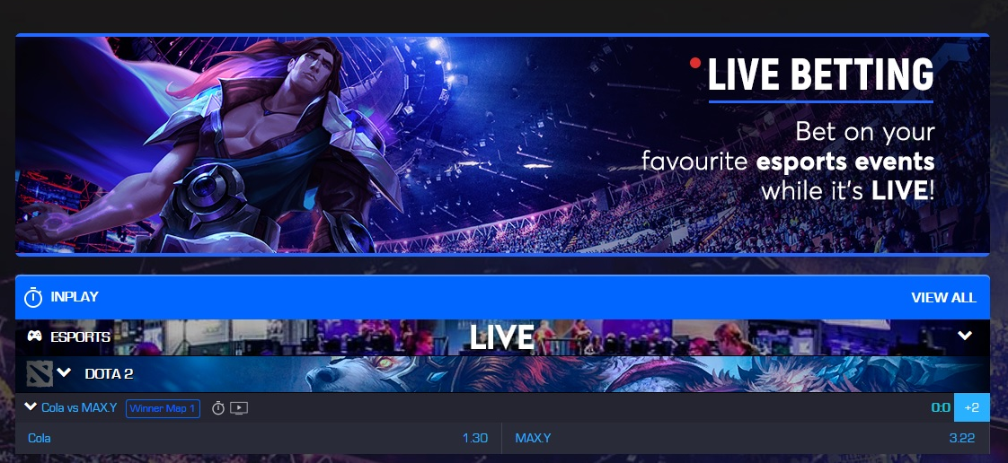 CSGO Esports Live Betting