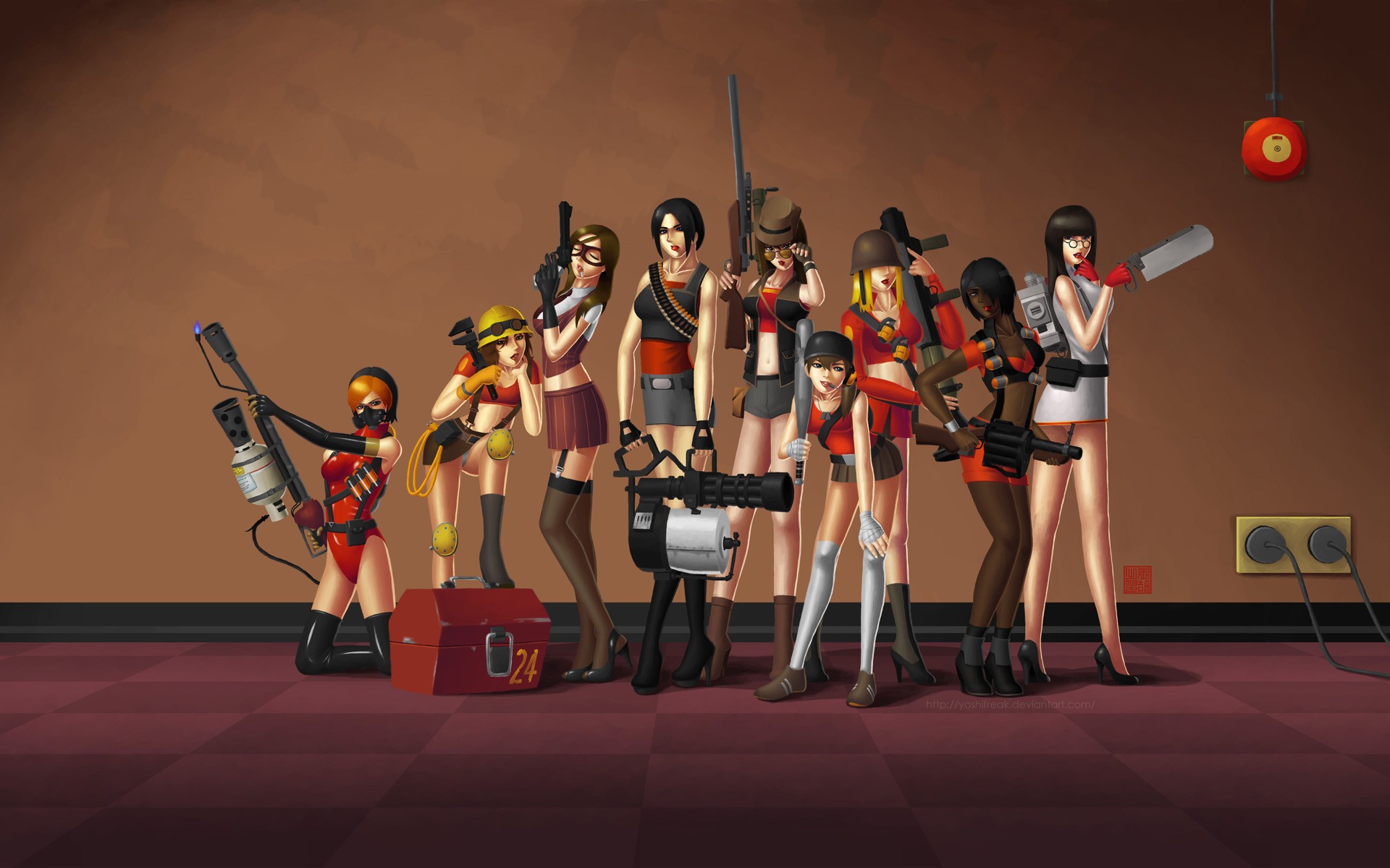 wallpaper Team Fortress 2