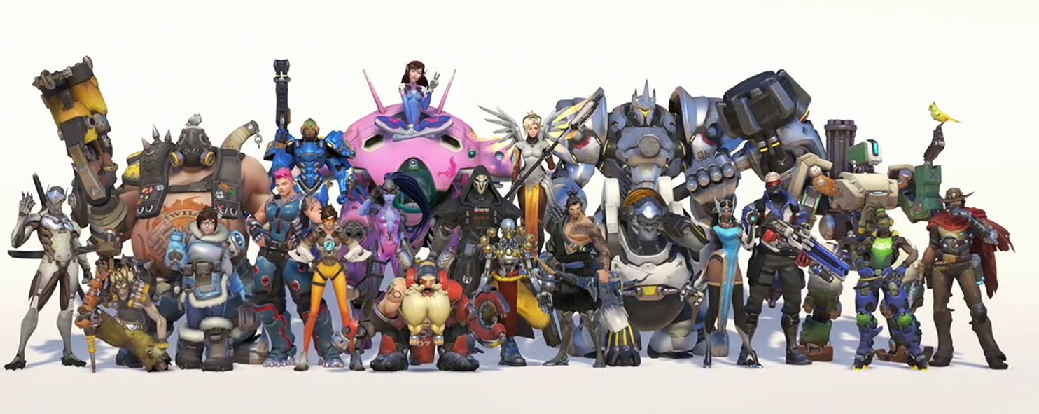 Overwatch characters heights #overwatch #overwatch2